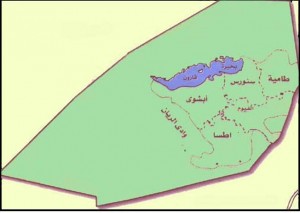 خريطة محافظة الفيوم الادارية