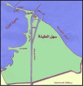 خريطة محافظة بورسعيد الادارية