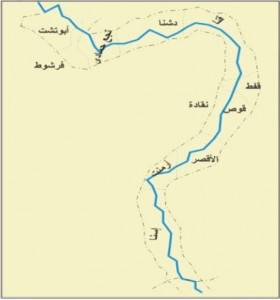 خريطة محافظة قنا