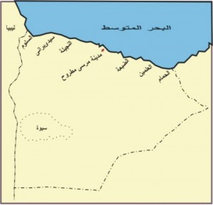 خريطة محافظة مرسى مطروح